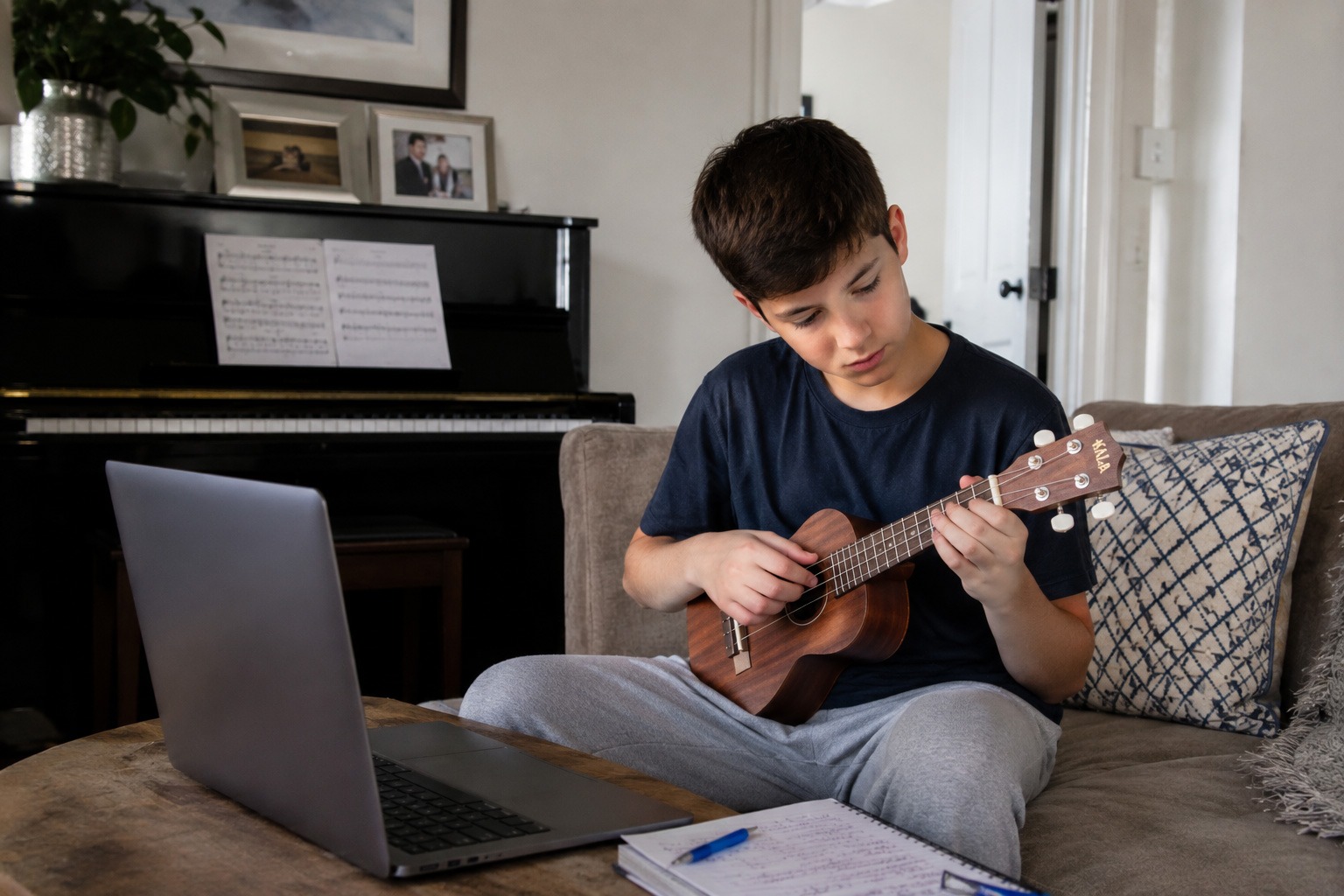 Ukulele Lessons at Home